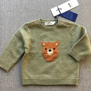 NWT Cyrillus wool sweater 12M